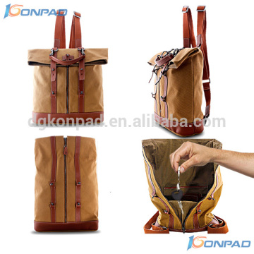 New Stylish Comfortable Waxed Canvas Backpack