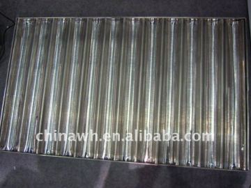 Stainless steel twelve groove french baking tray
