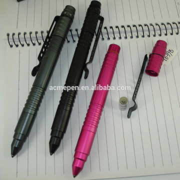 LED Torch Outdoor Life-saving Pen Security & Protection Multifunction Tool with Ballpoint Pen and Car Glass Breaker Tool 1639B