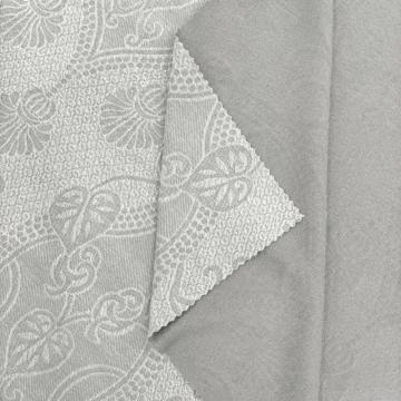 Rayon poly span jacquard