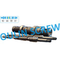 Nitrided Cincinnati CMT45 Twin Conical Screw Barrel for PVC Pellets