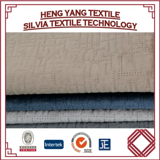 100% Super soft velboa textiles in fabric for sofa