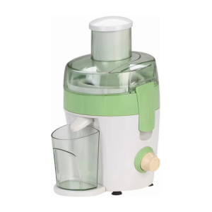 Electric household juicer in the kitchen