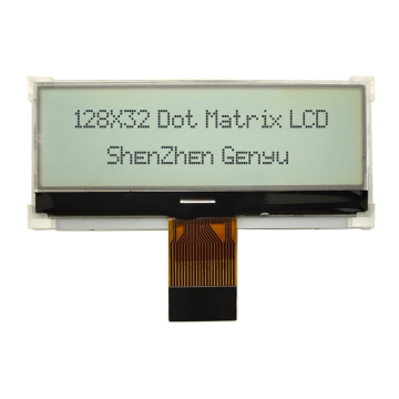 2.2 Inch 128x32 Monochrome LCD Display - Transflective 22 Pin FPC Serial COG