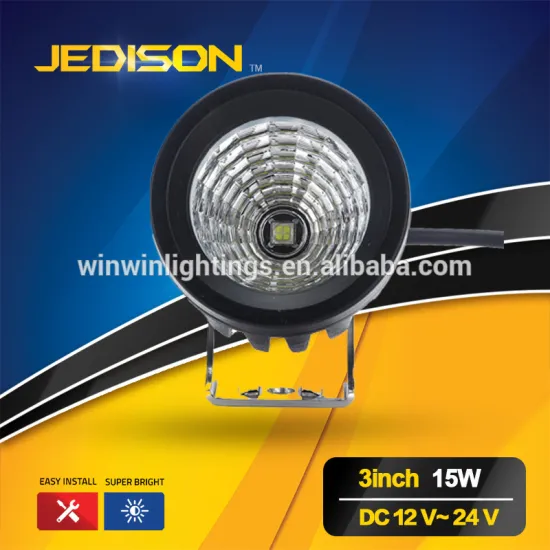 12V 24V Auto Parts High Lumens 15w led work light for Truck/ATV/Construction/Mining