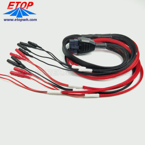 Electronic Wire Harness Perakitan Kabel OEM Overmolded
