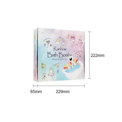 Bath Salt Ball Gift Box Explosion Salt Rainbow
