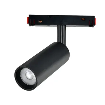 Commercial Dimmable COB LED Track Lighting System - Adjustable Spotlight and Rail Shop Lights