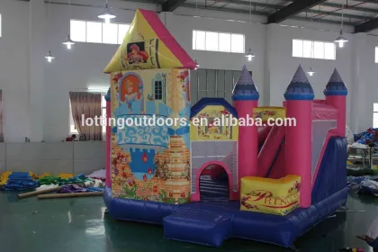beautiful inflatable princess castle combo