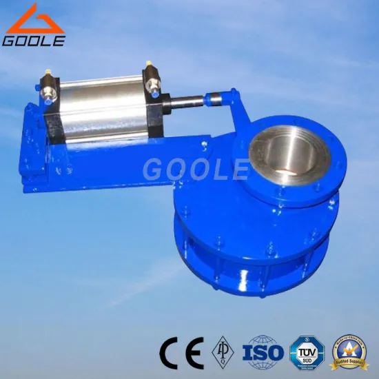 Pneumatic Ceramic Swing Discharge Gate Valve (GBZ644TC)