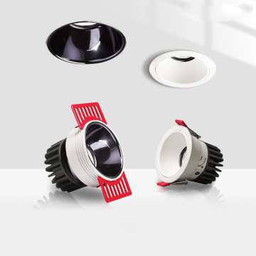 AIER Home Die-Cast Aluminum Anti-Glare COB Recessed LED Downlight