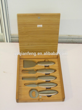 cheese cutting board set with cheese knife