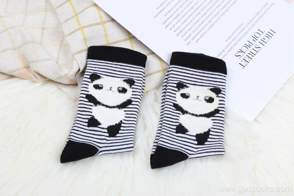 Cute panada women winter cotton socks