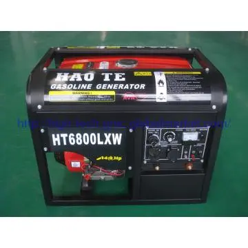 5KW gasoline welding generator HT6800LXW  Red fuel tank