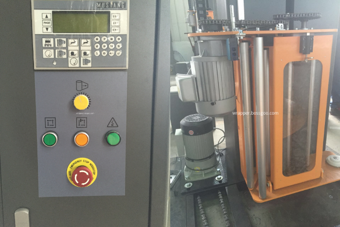 Bottle Packaging Machine Price (control panel and film carriage)