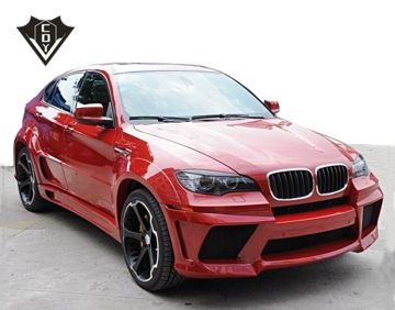 BMW X6 E71 Kit corpo largo - kit paraurti in vetro in fibra per 2008 E71