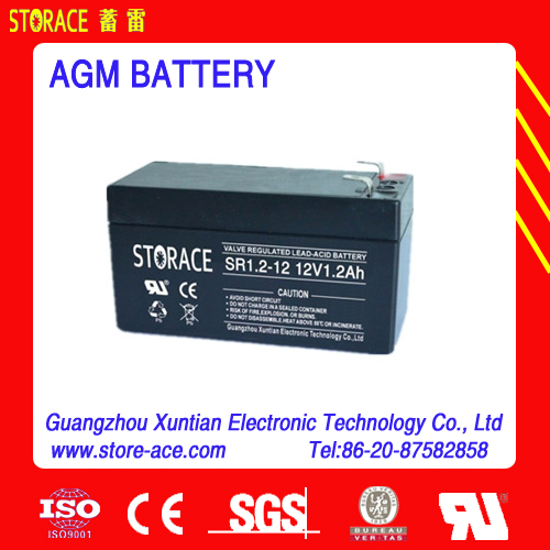 Emergency light Sealed lead-acid battery 12v 1.2ah (SR1.2-12)