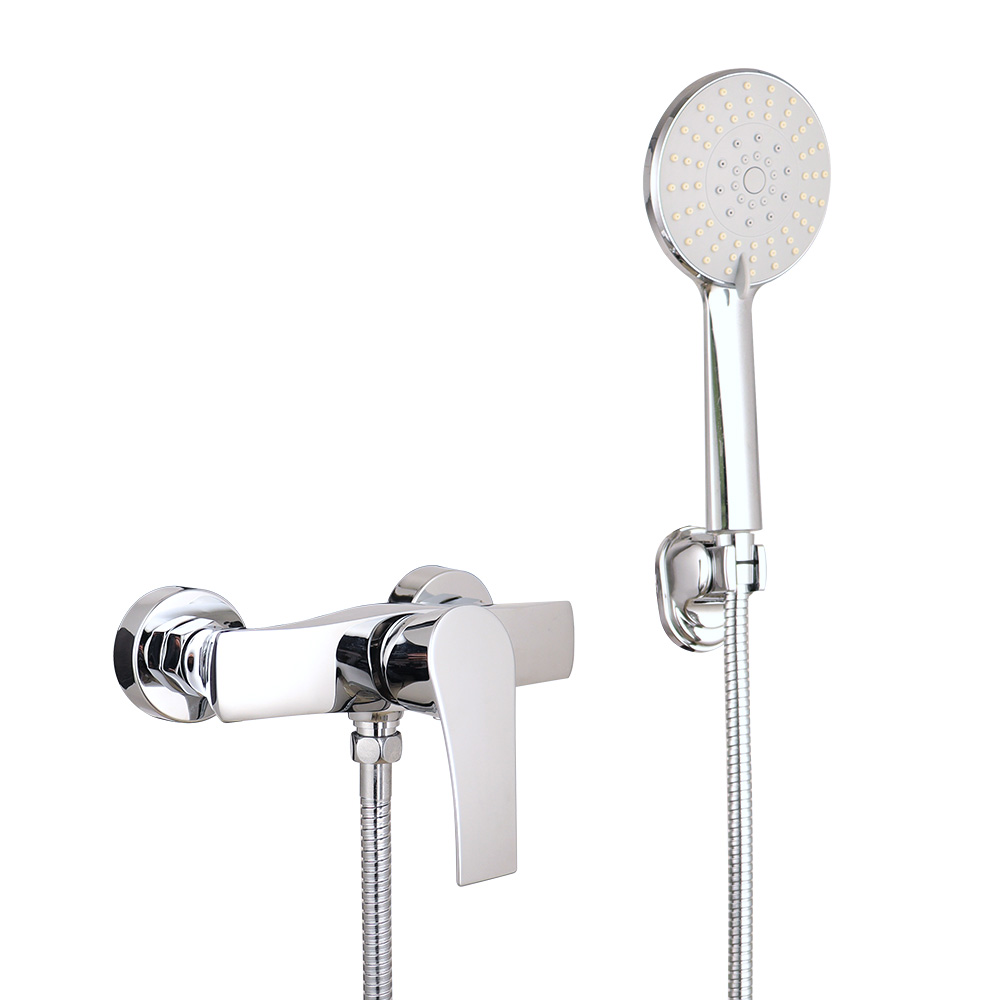 Robinet de douche minimaliste avec douche de rappel