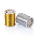 New 100 Meters/Roll Gold/Silver Durable Overlocking Sewing Machine Threads Cross Stitch Strong Threads for Sewing Supplies