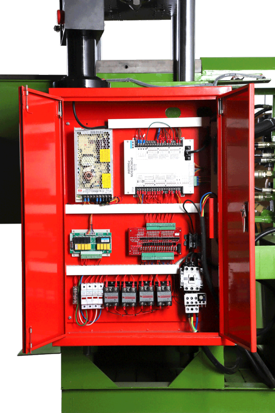 Máquina de moldagem por injeção de conector de cabo pré-ramificação