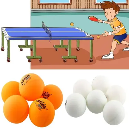 6Pcs /lots 40MMPing Pong Balls Professional New Material Table Tennis Balls Training Balls