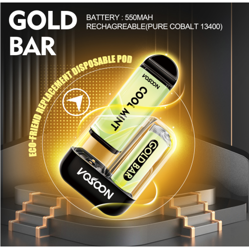 VOSOON Gold Bar 4500 puffs Disposable Vape Replaceable Pod