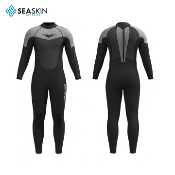 Lelaki Seaskin 3/2mm Kembali Wetsuit Wetsuit Diving Wetsuit