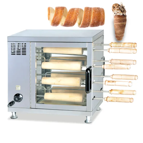 Trdelnik: Prague Czech Pastry - Traditional Hungarian Kurtoskalacs Oven Machine