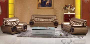 genuine  leather  sofa