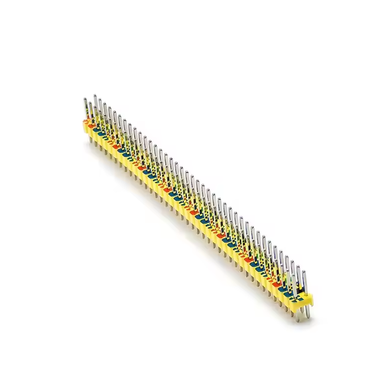 Encabezado de lanzamiento de 2.54 mm dual fila color recto