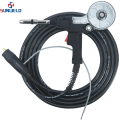 XL SP PRO AT240 স্পুল গান সামঞ্জস্যযোগ্য বর্তমান 10ft(3.0m) নেক রিমুভেবল টাইপ ইউরো কানেক্টর সহ