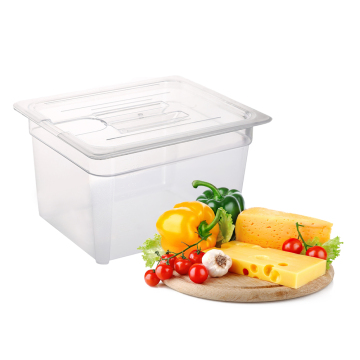 25L Stainless Steel Container with Lid and Rack for Sous Vide Immersion Circulators