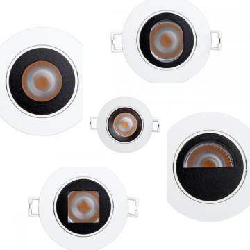 Anti-glare recessed LED spotlight