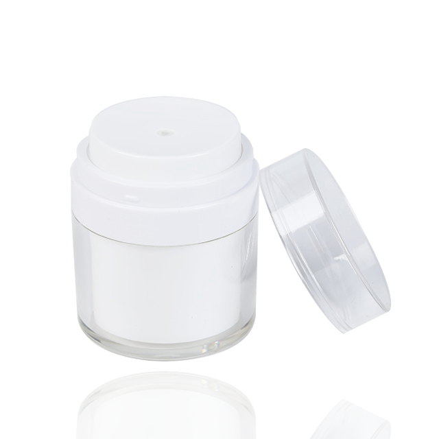 skin care jars press acrylic cream pump jar