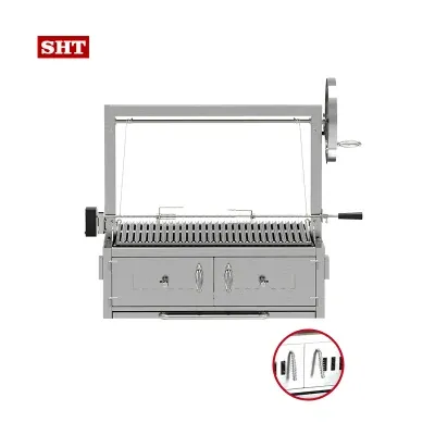 Weather Proof Portable BBQ Grill Propane Barbecue Grill Charcoal Grill