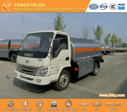 KAMA fuel tanker truck euro2 mini truck 5000L