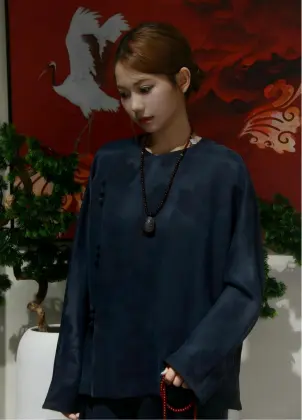 navy blue women's suit