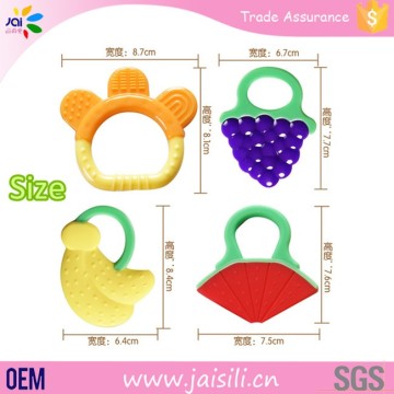 Cheap fancy baby product soft silicone baby teether