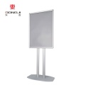 Custom stainless steel metal commercial advertising stand