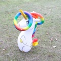 Täispuhutavad Unicorn Pool Ring Toss mäng täispuhutavad mänguasjad