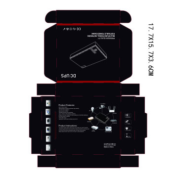 18W for small equipment 12V dc UPS