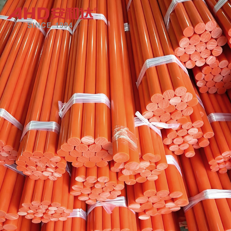 Extruded Orange POM Rod
