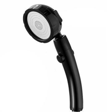 Black Multi-Function High Pressure Ionic Aroma Shower Head