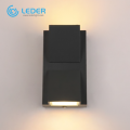 LEDER K-shaped up and down outdoor wall light