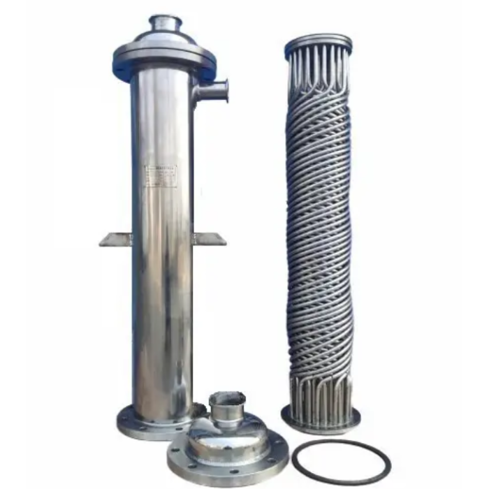 မြင့်မားသောထိရောက်မှုမြင့်တက် coiled tube အပူဖလှယ်