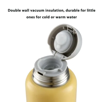 Yellow Cartoon Children's Insulated Thermos