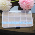 10/15 Slots Clear Adjustable Storage Box Home Organizer