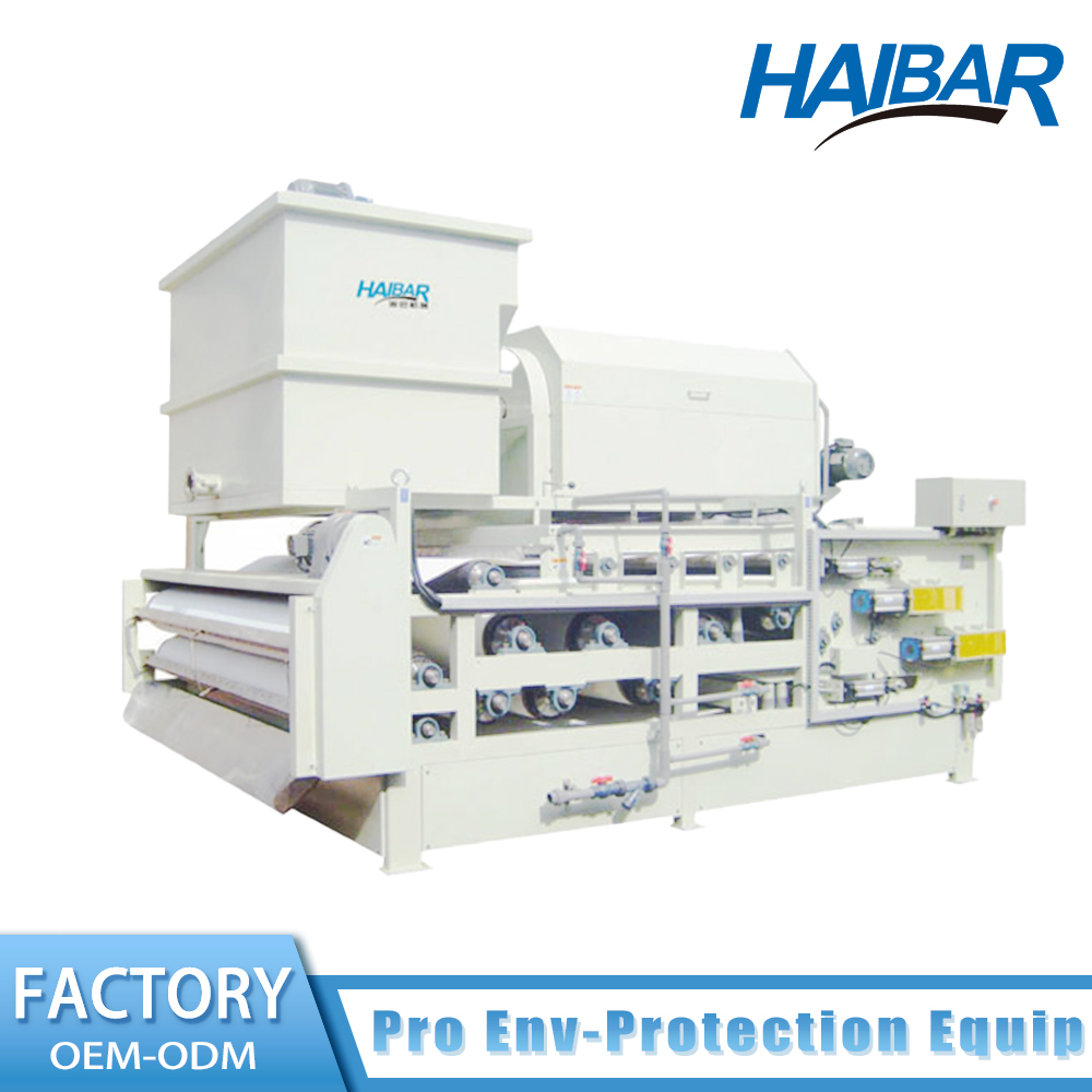 Belt Press Sludge Thickening and Dewatering SystemHTA-750