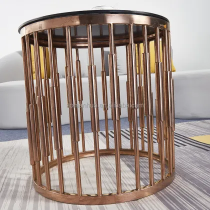 Customization Vein Marble End Table - Top Grade Oriental Style Side Table