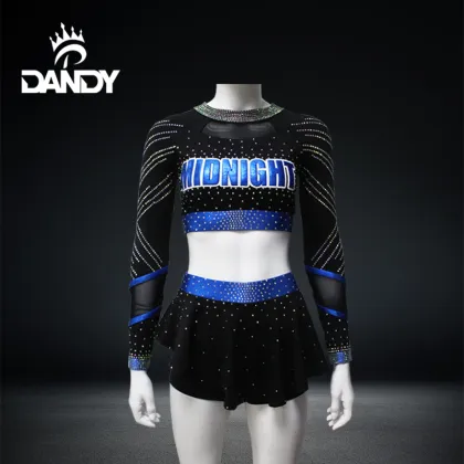 Off The Shoulder Stars Cheer Dance Costume